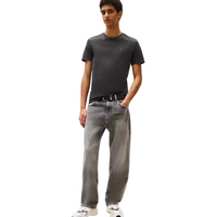 Tommy Jeans Mens Slim T-Shirt Jaspe Black Htr