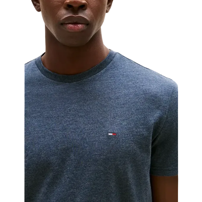 Tommy Jeans Mens Slim T-Shirt Dark Night Navy Htr
