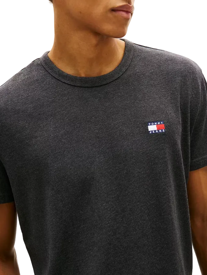 Tommy Jeans Mens Badge T-Shirt Black