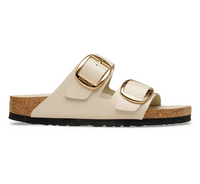 Birkenstock Womens Sandal Arizona Big Buckle High-Shine Oyster
