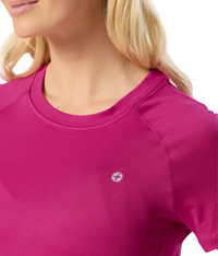 Gym+Coffee Womens Relentless Tee Sunrise Pink