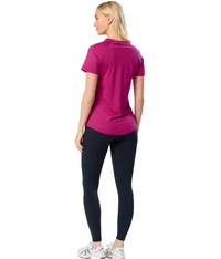 Gym+Coffee Womens Relentless Tee Sunrise Pink