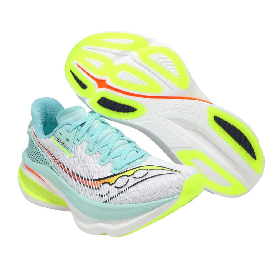 Saucony Womens Trainer Endorphin Azura White/Splash
