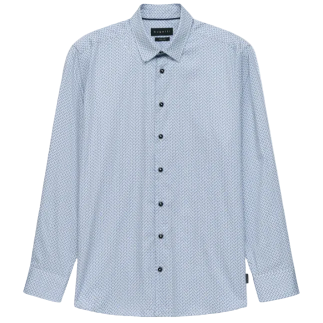 Bugatti Mens Shirt 9750-18504E Navy Blue