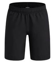 Under Armour Boys Shorts Tech Woven Wordmark Black/Venom Red