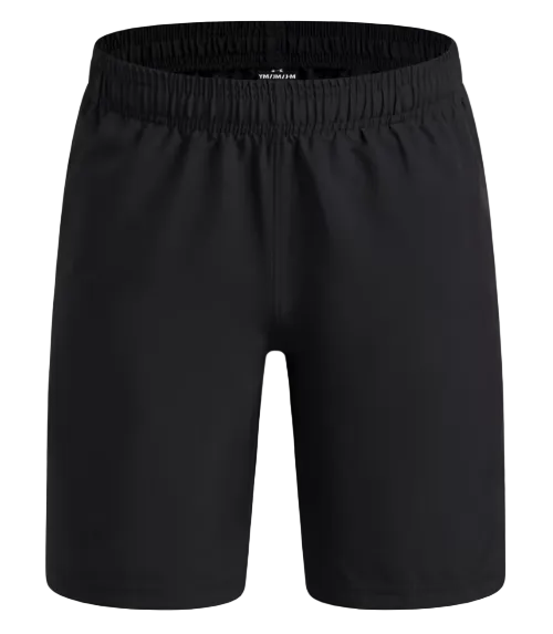 Under Armour Boys Shorts Tech Woven Wordmark Black/Venom Red