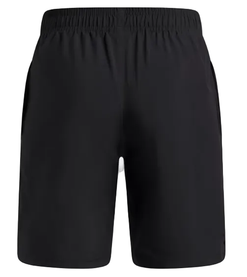 Under Armour Boys Shorts Tech Woven Wordmark Black/Venom Red