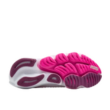 Brooks Women Trainer Glycerin Flex White/Cyber Pink/Argyle