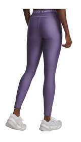 Under Armour Womens Leggings HeatGear Purple Luxe/Purple Crest