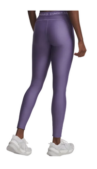 Under Armour Womens Leggings HeatGear Purple Luxe/Purple Crest