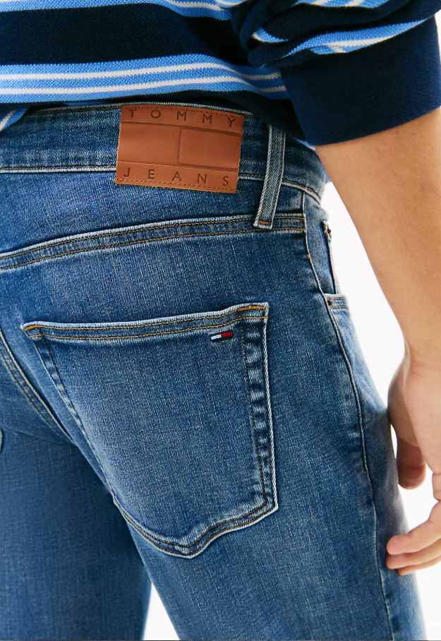 Tommy Hilfiger Mens Scanton Slim Jeans Denim Medium