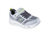 Skechers Boys Trainer S Lights: Glide-Step Lights Gray/Lime