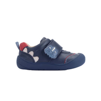 Startrite boys' navy leather pre-walker shoe with velcro