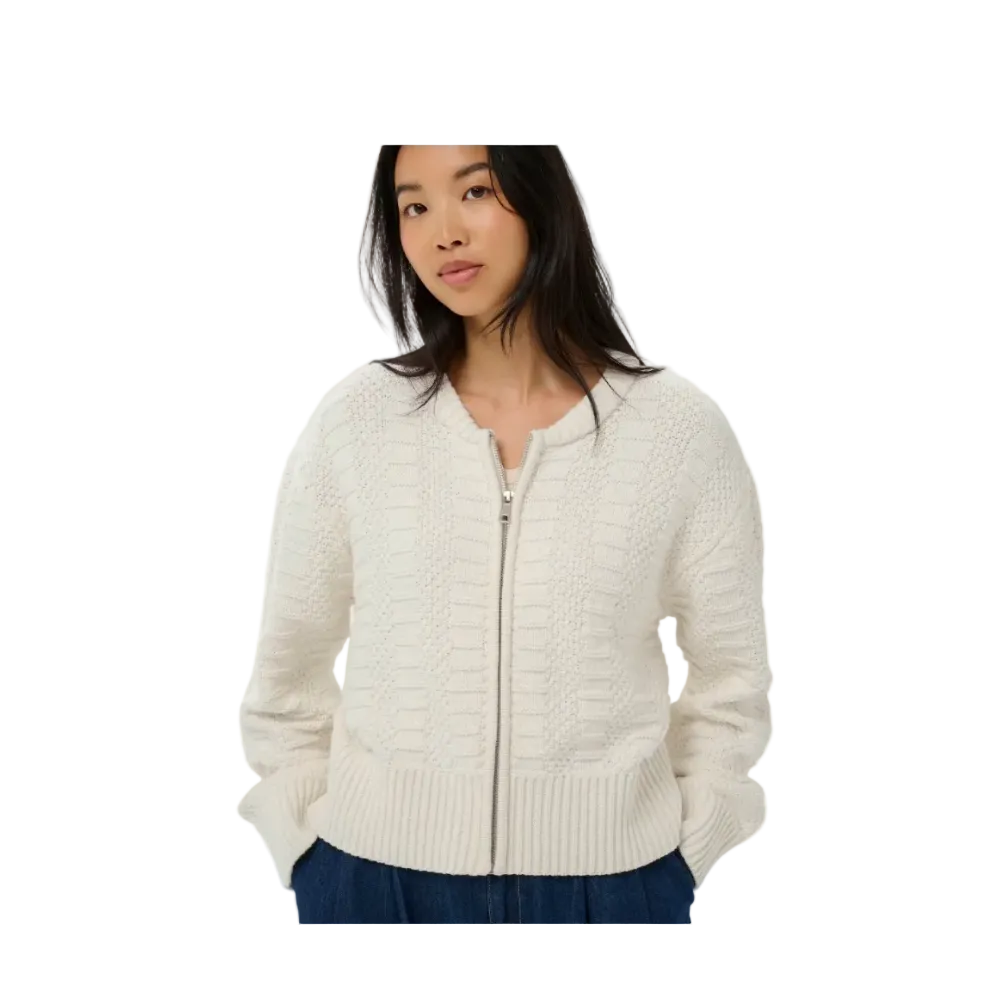 Part Two Womens Cardigan AnielaPW Whisper White