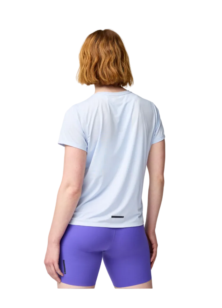 Brooks Womens T-Shirt Dash Short Sleeve Halogen Blue