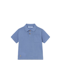 Mayoral Boys Knitted Polo Shirt Capri