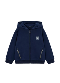 Mayoral Boys Zip Hoodie Navy