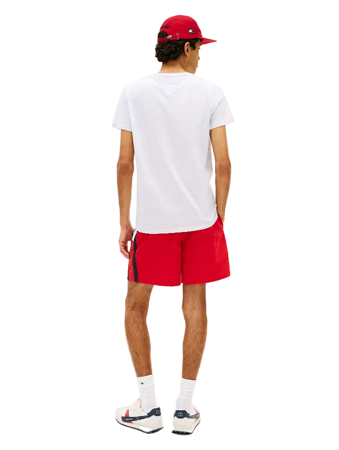 Tommy Jeans Slim Jersey T-Shirt Ice Grey Heather