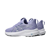 Asics kids' blue mesh lace-up trainer
