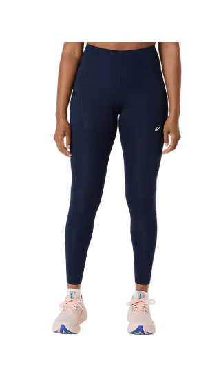 Asics Womens Leggings Road High Waist Tight Midnight