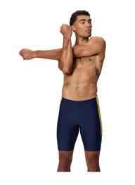 Speedo men's navy and blue shorts with drawcord