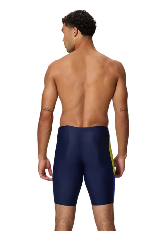 Speedo men's navy and blue shorts with drawcord