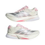 Adidas Womens Trainer Adizero Boston 13 White/Silver Metallic/Pink
