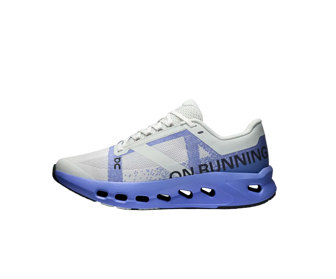 On Running kids' white mesh trainer