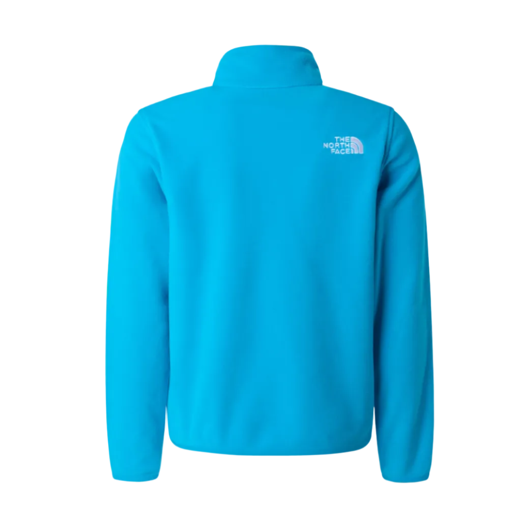 North Face Teen Glacier 1/4 Zip Pullover Meridian Blue