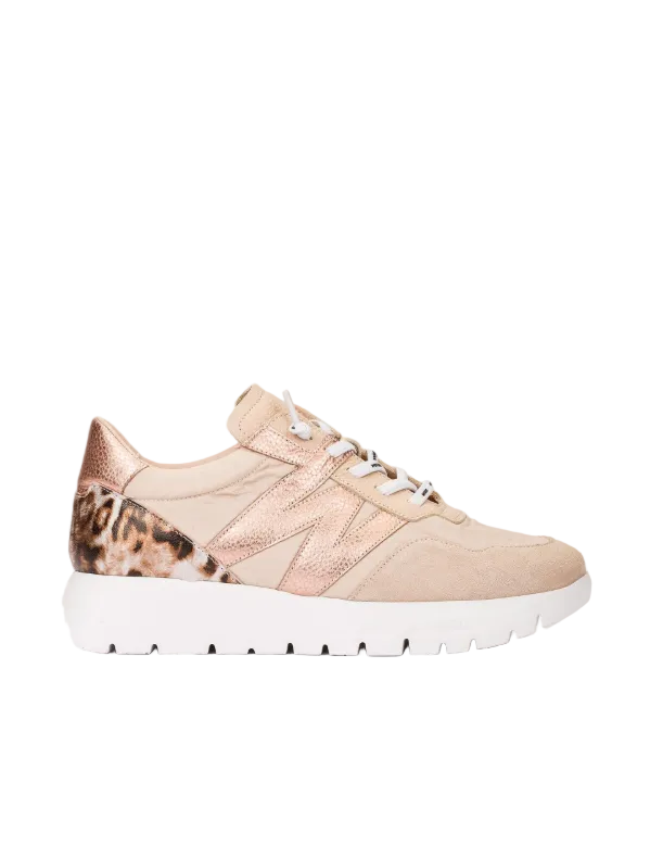 Wonders Womens Trainer A-24100 Beige/Rame