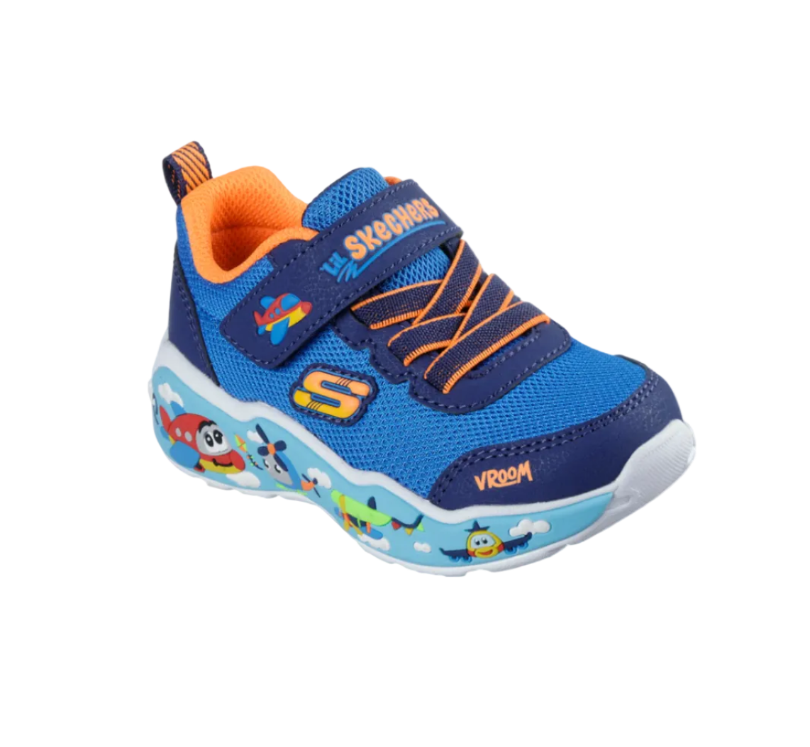 Skechers Boys Trainer Play Scene Blue/Navy