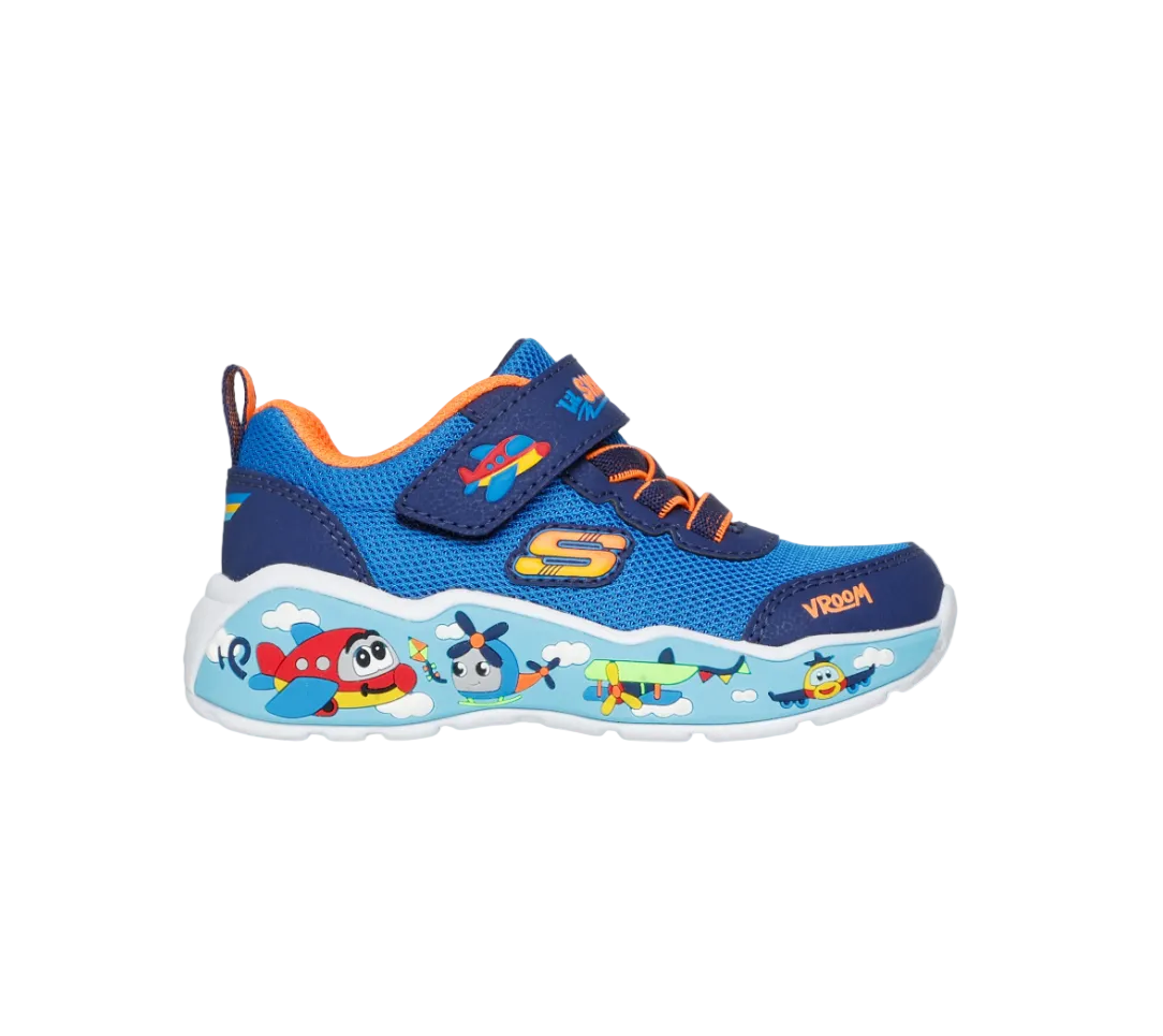 Skechers Boys Trainer Play Scene Blue/Navy
