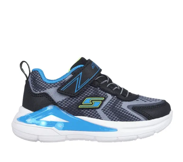 Skechers Boys Trainer Lights Tri-Namics Black/Yellow/Blue
