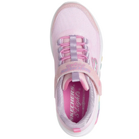 Skechers Girls Trainers Rainbow Cruisers Glitzy Glo Light Pink/Lavender