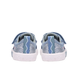 Clarks girls' canvas shoe with velcro
