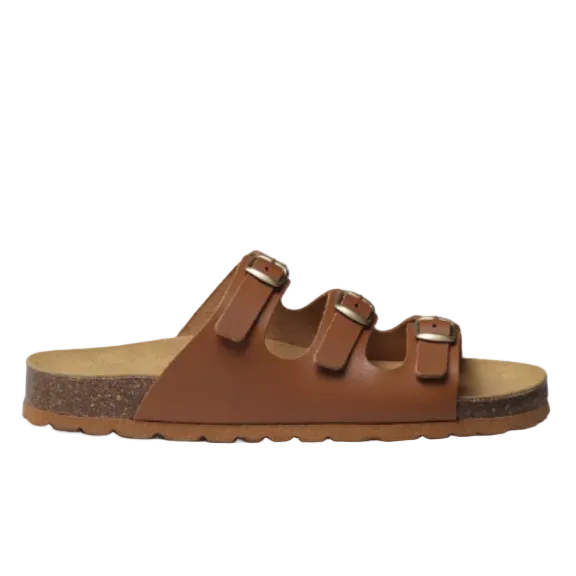 Toni Pons women's camel slip-on sandal