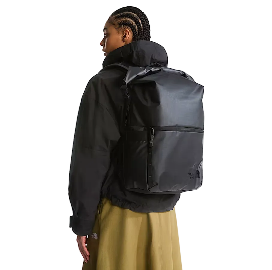 North Face Base Camp Voyager Rolltop Bag Black/Asphgr