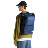 The North Face women's navy and blue bag with zip