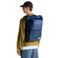 The North Face women's navy and blue bag with zip