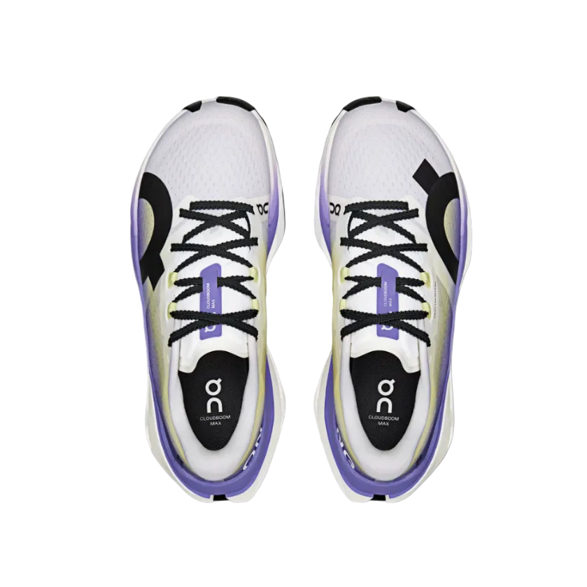 On Running Womens Trainer Cloudboom Max White/Juniper