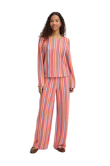 Ichi Womens Top Ihibella Multi Stripe