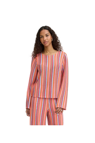 Ichi Womens Top Ihibella Multi Stripe