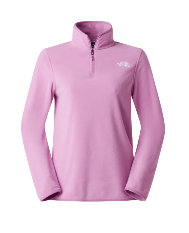 The North Face Womens Fleece 1/4 Zip Glacier Hushed Lavender