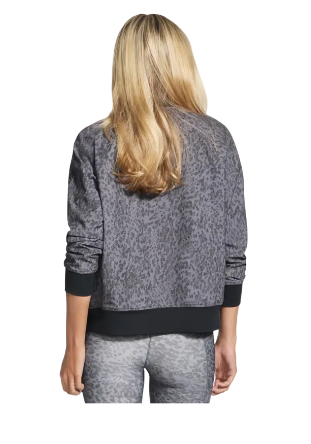 Skechers Womens Reversible Jacket Go Walk Black/Leopard
