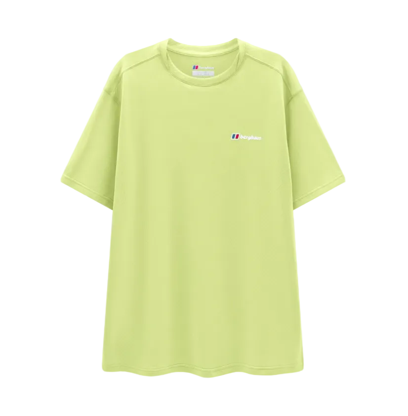 Berghaus Mens T-Shirt Dawdon Tech Light Yellow