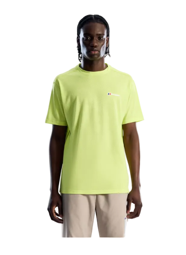 Berghaus Mens T-Shirt Dawdon Tech Light Yellow