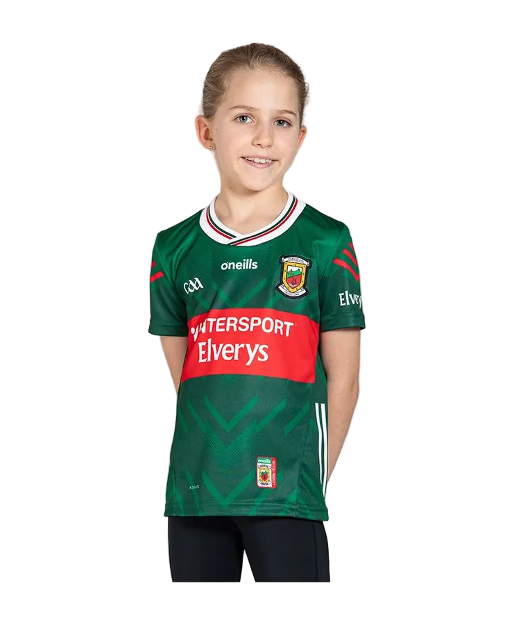 Mayo GAA Kids Home Jersey 25 Green/Red