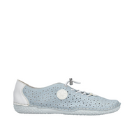 Rieker women's blue slip-on shoe