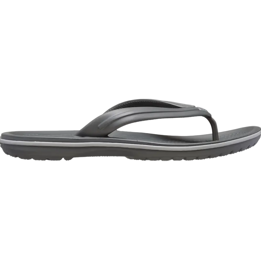 Crocs men's grey slip-on sandal