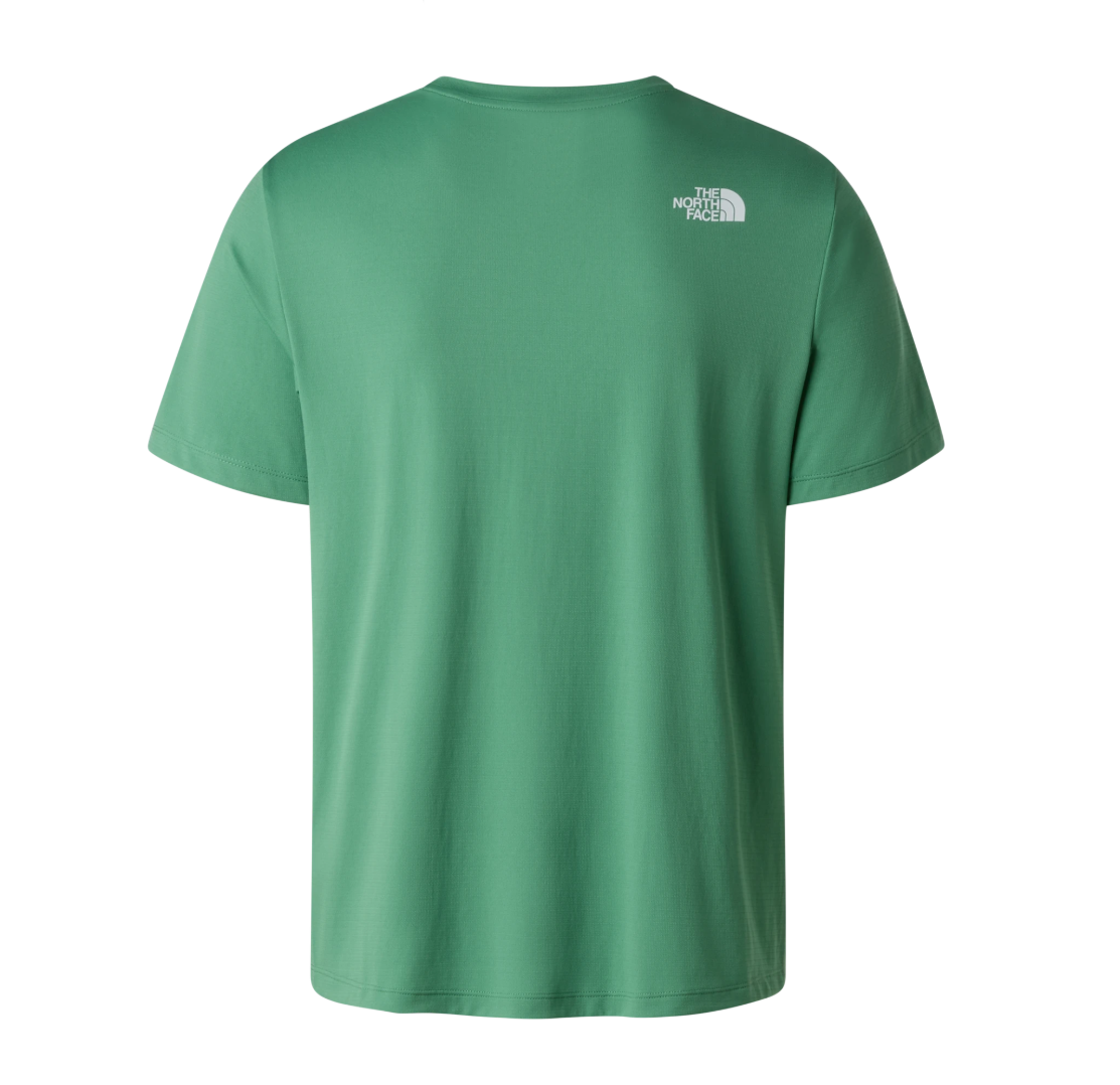 The North Face Mens T-Shirt 24/7 Logo Graphic Dimmed Algae